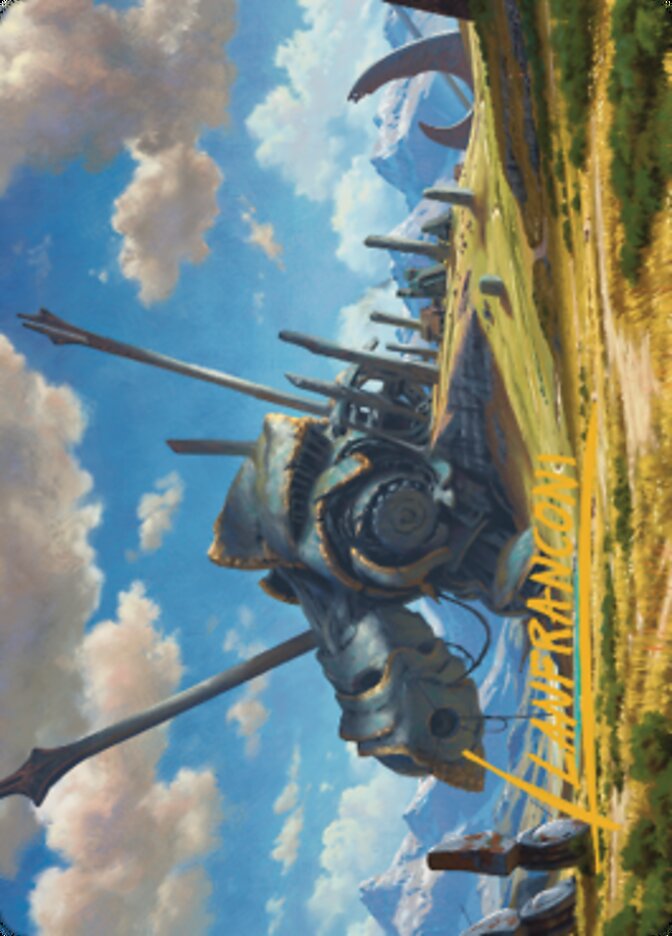 Plains Art Card 1 (Gold-Stamped Signature) [Dominaria United Art Series] | Local Legends