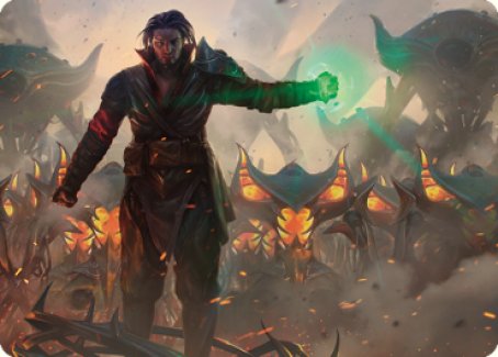 Mishra, Eminent One Art Card [The Brothers' War Art Series] | Golgari Games