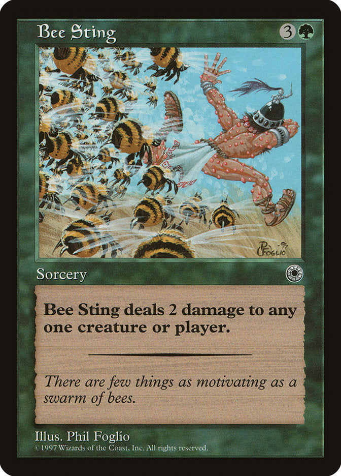 Bee Sting [Portal] | Golgari Games