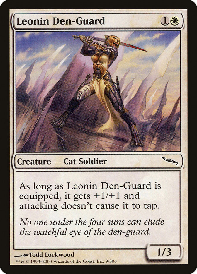 Leonin Den-Guard [Mirrodin] | Local Legends