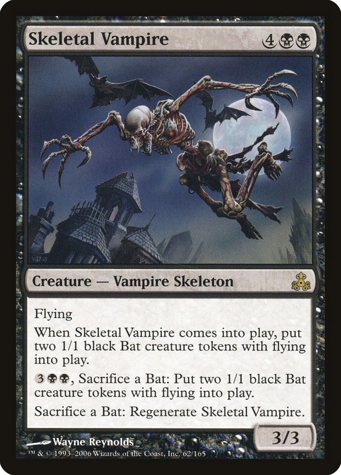 Skeletal Vampire [Guildpact] | Golgari Games