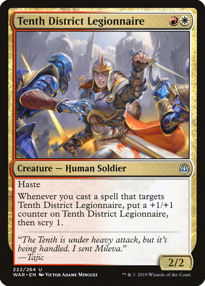 Tenth District Legionnaire [War of the Spark] | Local Legends