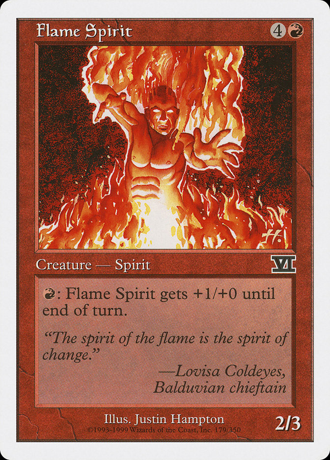 Flame Spirit [Classic Sixth Edition] | Golgari Games