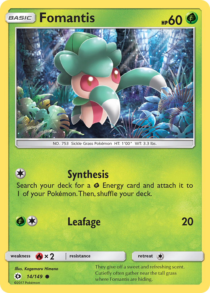 Fomantis (14/149) [Sun & Moon: Base Set] | Golgari Games