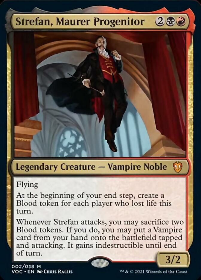 Strefan, Maurer Progenitor [Innistrad: Crimson Vow Commander] | Golgari Games