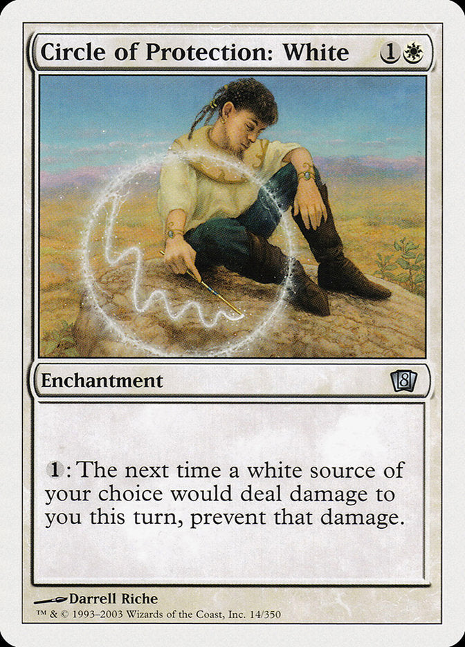Circle of Protection: White [Eighth Edition] | Local Legends