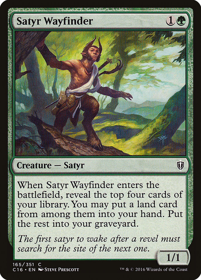 Satyr Wayfinder [Commander 2016] | Golgari Games