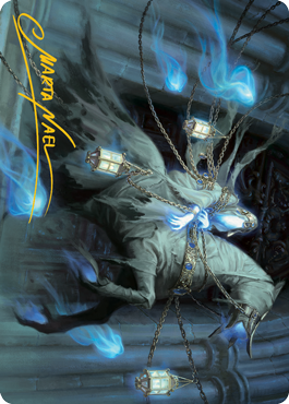 Patrician Geist Art Card (Gold-Stamped Signature) [Innistrad: Midnight Hunt Art Series] | Local Legends