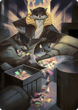 Masked Bandits Art Card [Streets of New Capenna Art Series] | Golgari Games