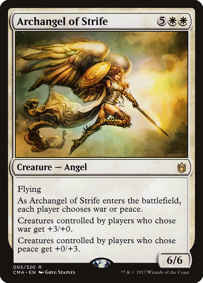 Archangel of Strife [Commander Anthology] | Golgari Games