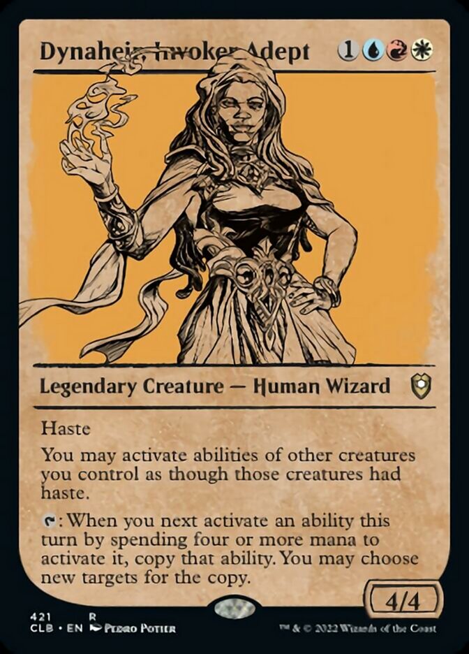 Dynaheir, Invoker Adept (Showcase) [Commander Legends: Battle for Baldur's Gate] | Local Legends