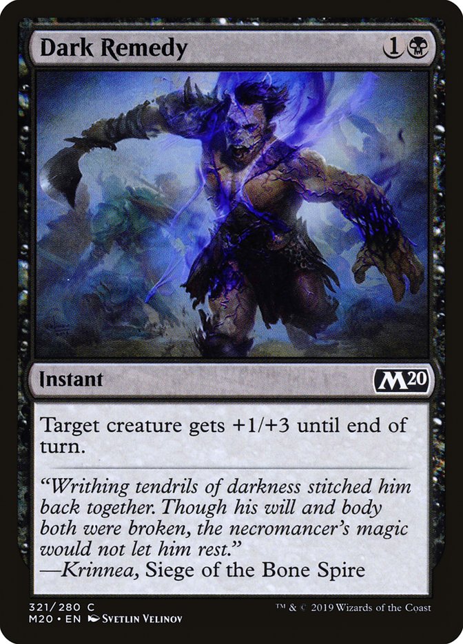 Dark Remedy [Core Set 2020] | Local Legends