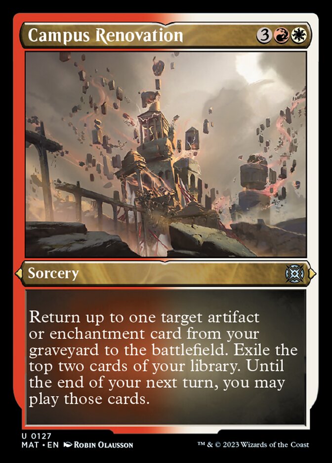 Campus Renovation (Foil Etched) [March of the Machine: The Aftermath] | Local Legends