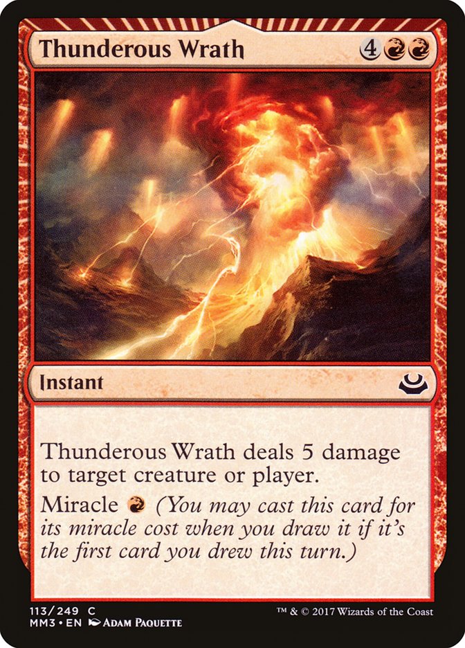 Thunderous Wrath [Modern Masters 2017] | Local Legends