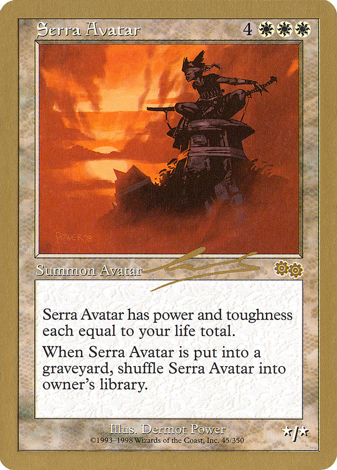 Serra Avatar (Nicolas Labarre) [World Championship Decks 2000] | Local Legends