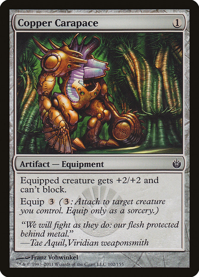 Copper Carapace [Mirrodin Besieged] | Local Legends