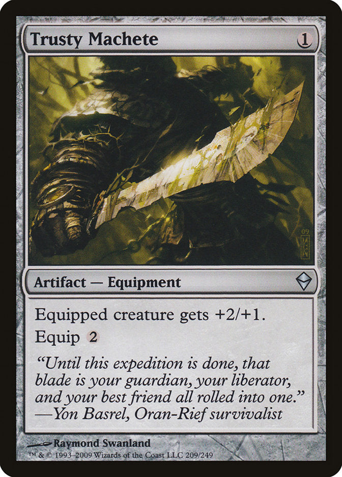 Trusty Machete [Zendikar] | Local Legends
