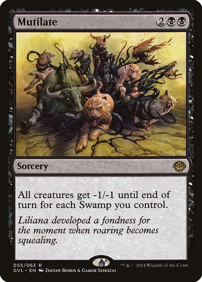 Mutilate (Garruk vs. Liliana) [Duel Decks Anthology] | Local Legends