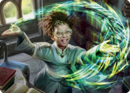 Eureka Moment Art Card [Strixhaven: School of Mages Art Series] | Local Legends