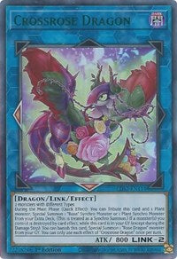 Crossrose Dragon (Green) [LDS2-EN114] Ultra Rare | Golgari Games