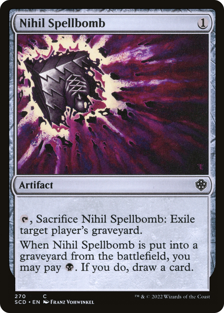 Nihil Spellbomb [Starter Commander Decks] | Local Legends