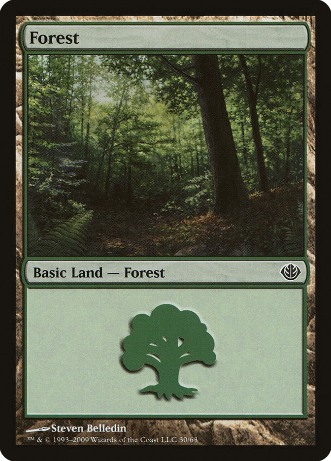 Forest (30) [Duel Decks: Garruk vs. Liliana] | Golgari Games