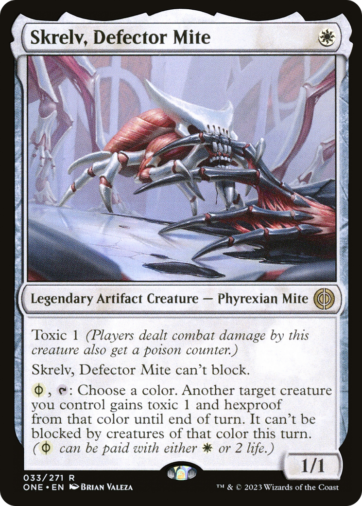 Skrelv, Defector Mite [Phyrexia: All Will Be One] | Golgari Games