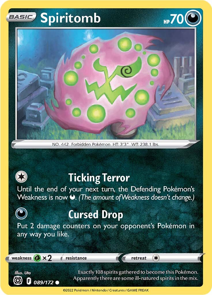 Spiritomb (089/172) [Sword & Shield: Brilliant Stars] | Golgari Games