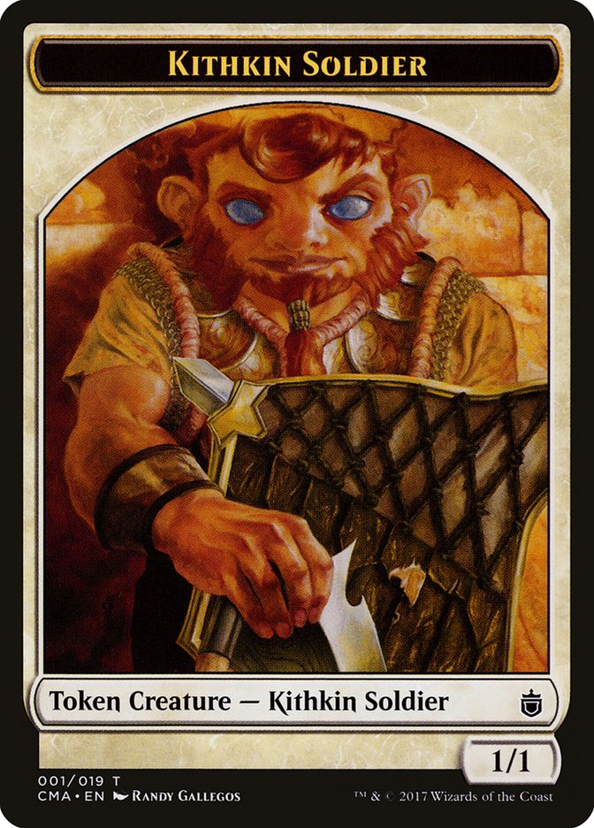 Kithkin Soldier Token [Commander Anthology Tokens] | Local Legends