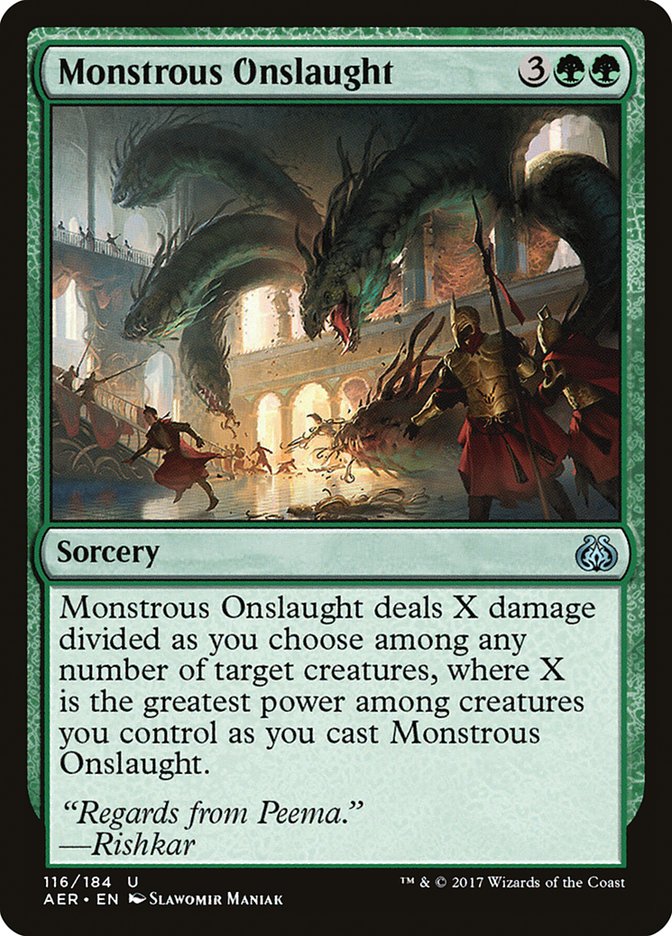 Monstrous Onslaught [Aether Revolt] | Local Legends