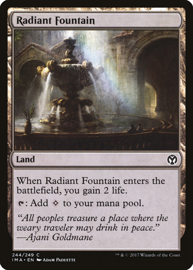 Radiant Fountain [Iconic Masters] | Golgari Games