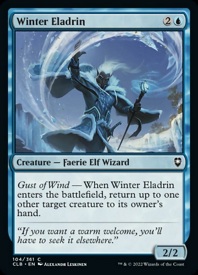 Winter Eladrin [Commander Legends: Battle for Baldur's Gate] | Local Legends