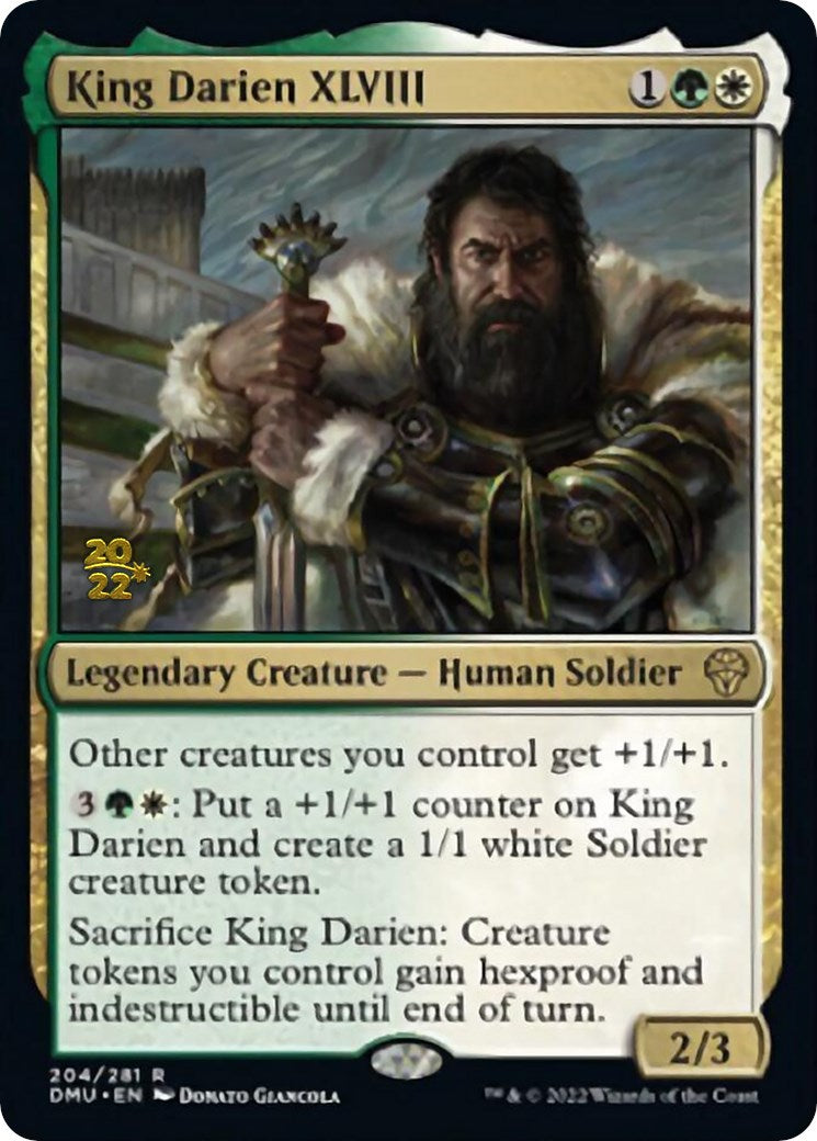 King Darien XLVIII [Dominaria United Prerelease Promos] | Local Legends