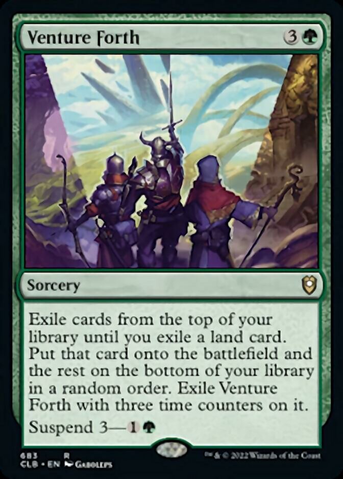 Venture Forth [Commander Legends: Battle for Baldur's Gate] | Local Legends