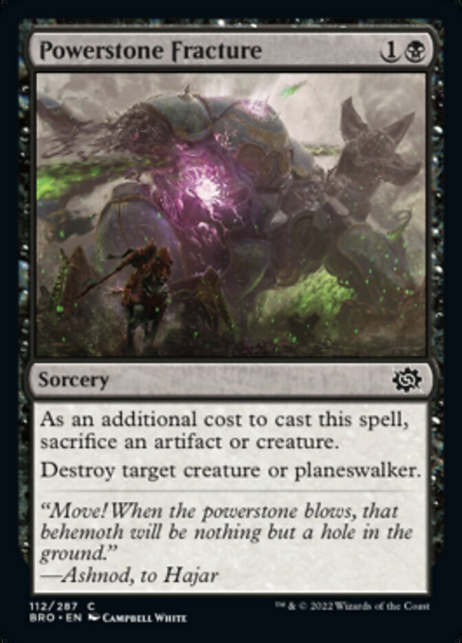 Powerstone Fracture [The Brothers' War] | Local Legends