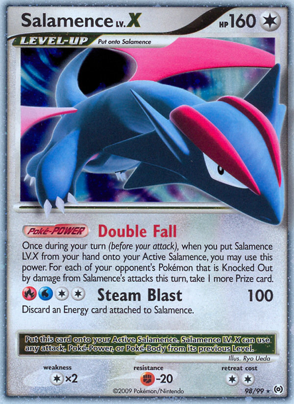 Salamence LV.X (98/99) [Platinum: Arceus] | Golgari Games