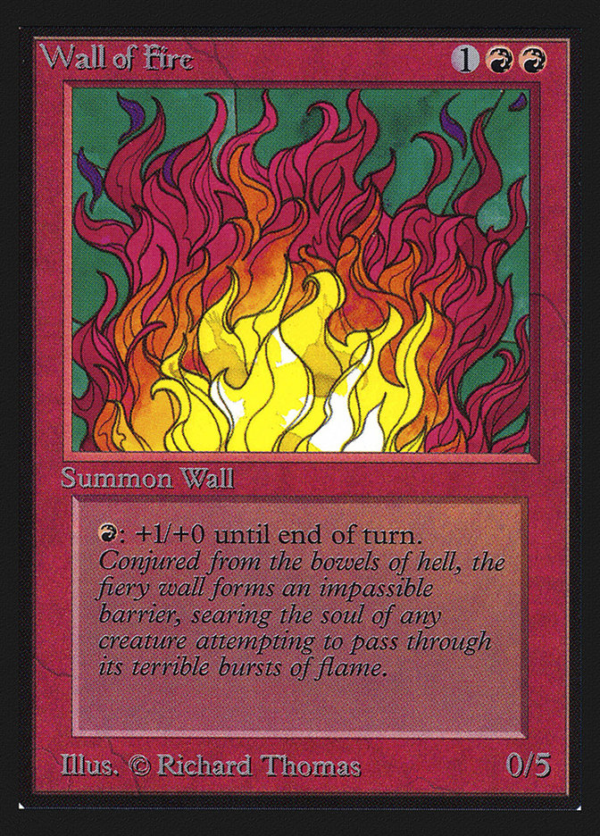 Wall of Fire [Collectors' Edition] | Golgari Games