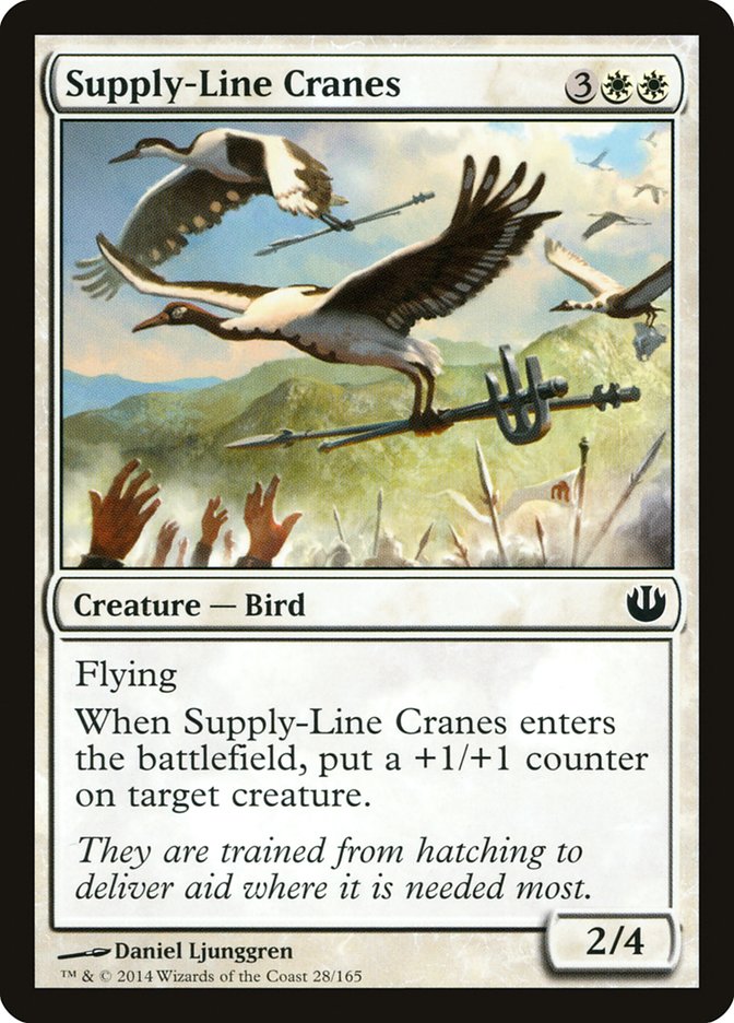 Supply-Line Cranes [Journey into Nyx] | Golgari Games