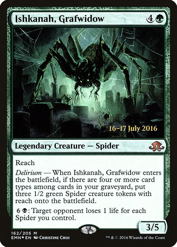 Ishkanah, Grafwidow [Eldritch Moon Prerelease Promos] | Golgari Games