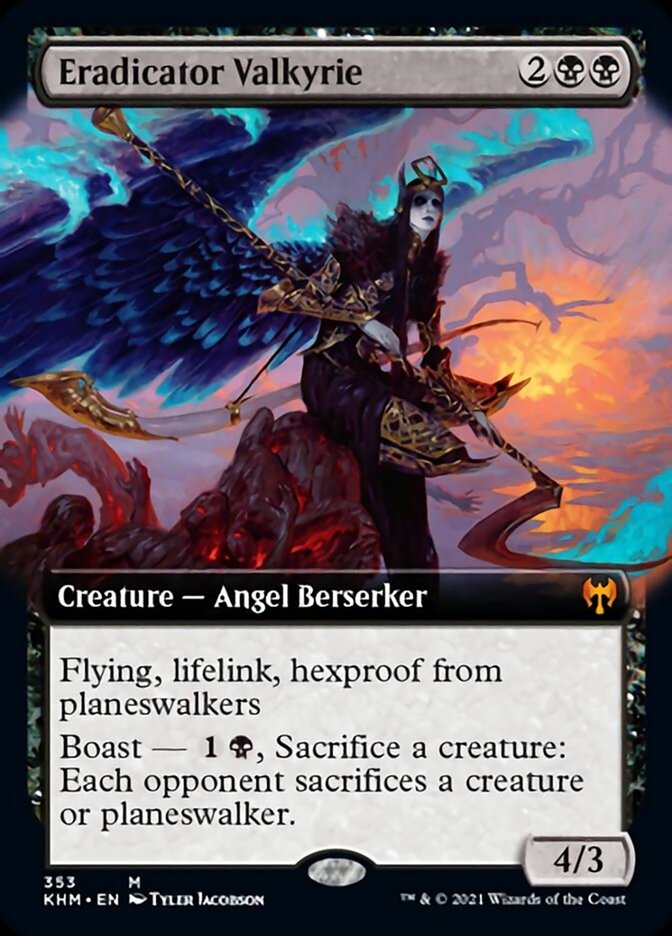 Eradicator Valkyrie (Extended Art) [Kaldheim] | Local Legends