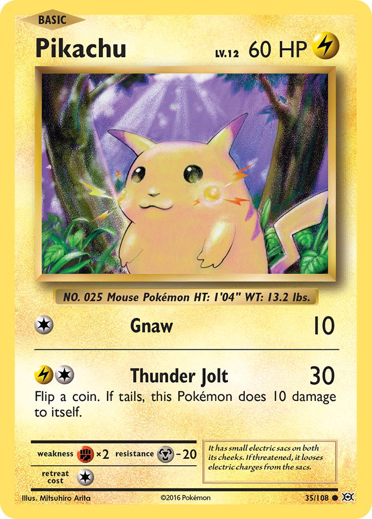 Pikachu (35/108) [XY: Evolutions] | Golgari Games