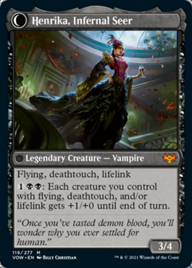Henrika Domnathi // Henrika, Infernal Seer [Innistrad: Crimson Vow] | Local Legends