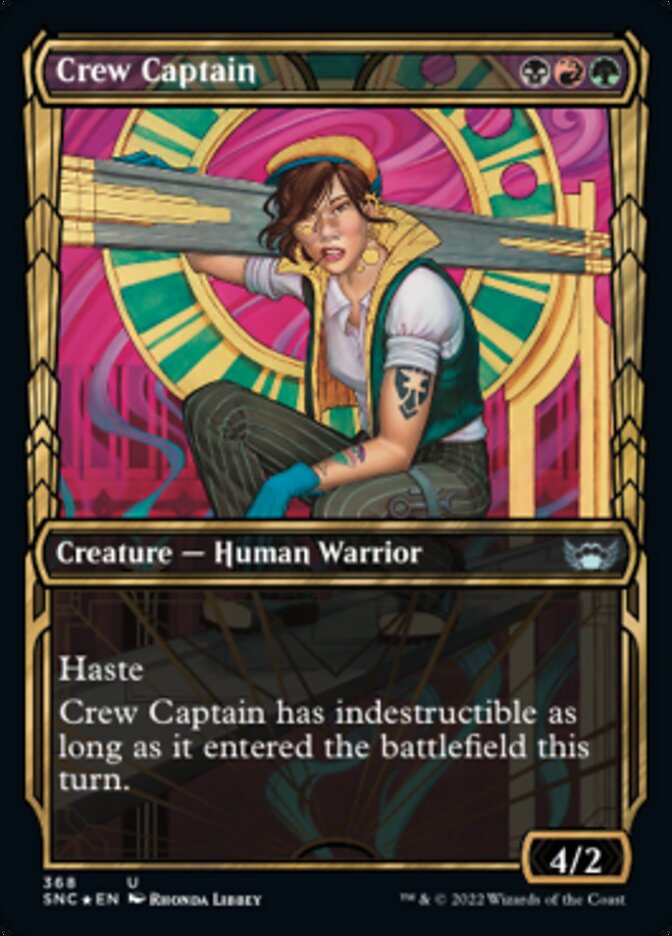 Crew Captain (Showcase Golden Age Gilded Foil) [Streets of New Capenna] | Local Legends