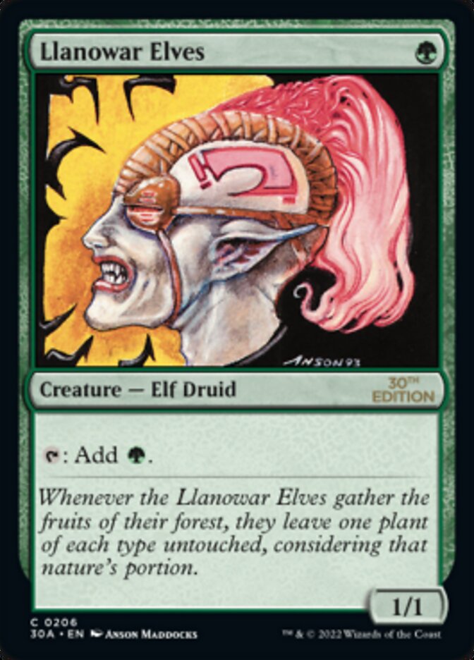 Llanowar Elves [30th Anniversary Edition] | Local Legends