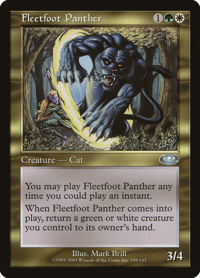 Fleetfoot Panther [Planeshift] | Golgari Games