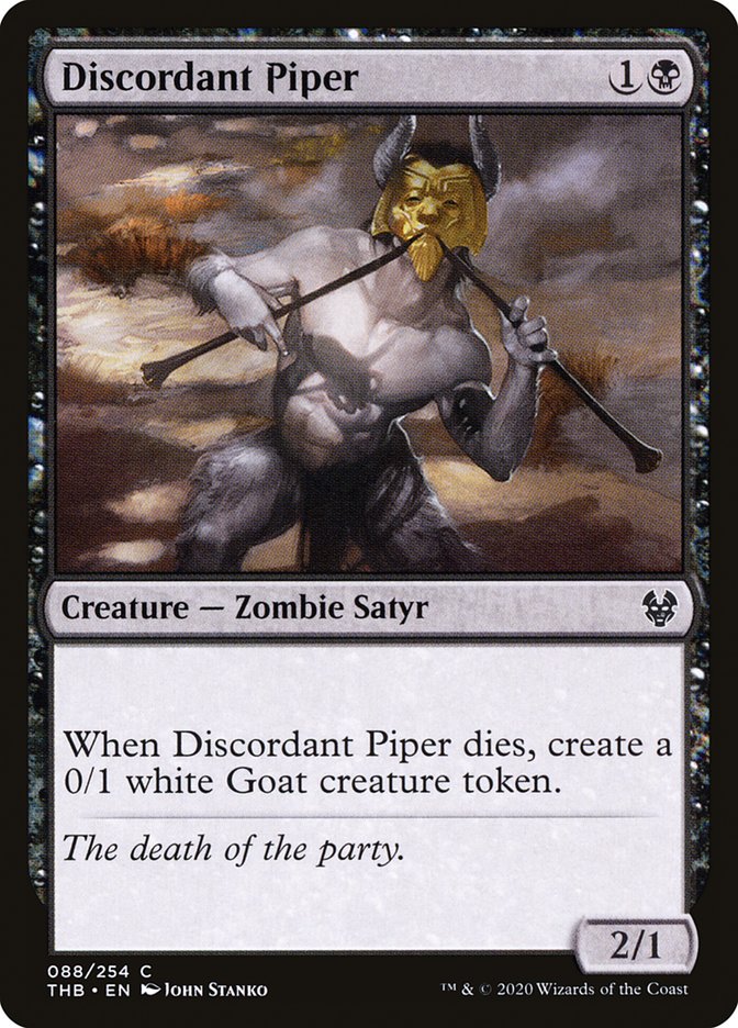 Discordant Piper [Theros Beyond Death] | Golgari Games