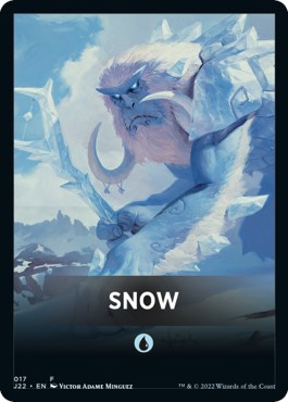 Snow Theme Card [Jumpstart 2022 Front Cards] | Golgari Games