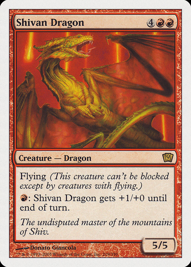 Shivan Dragon [Ninth Edition] | Local Legends
