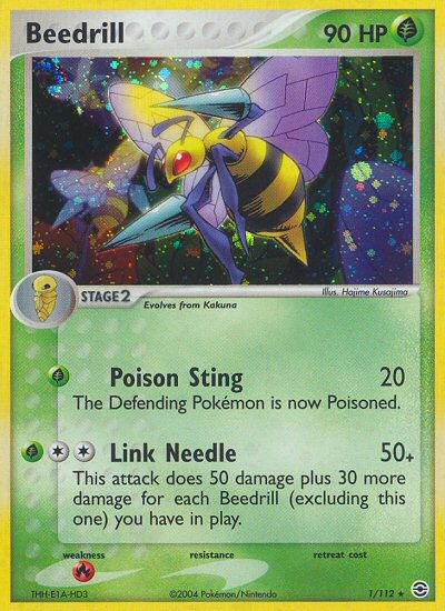 Beedrill (1/112) [EX: FireRed & LeafGreen] | Golgari Games