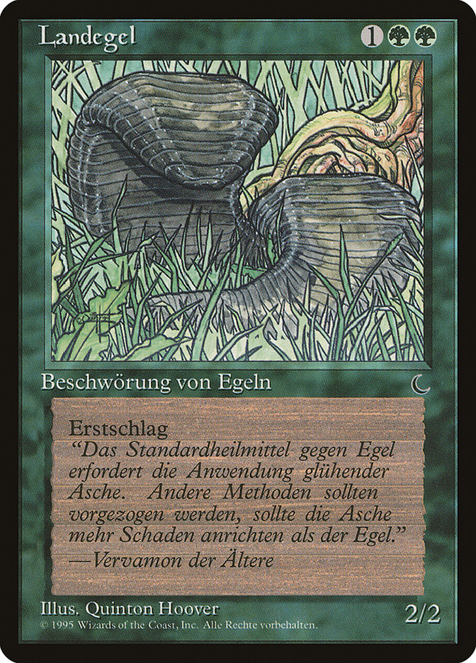 Land Leeches (German) - "Landegel" [Renaissance] | Golgari Games